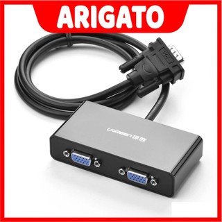 Bộ Chia Màn Hình VGA 1 ra 2 Ugreen 20918 Dtech DT7252 Chính Hãng hỗ Trợ Nguồn Phụ Cao Cấp ARIGATO