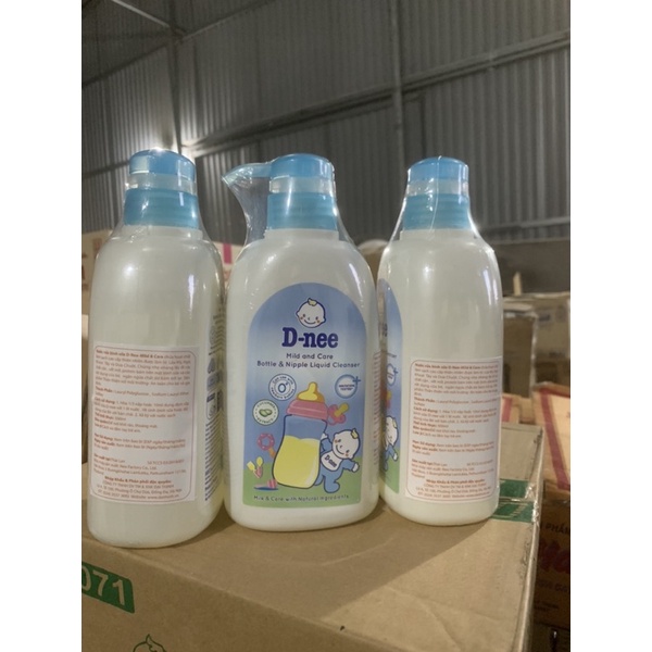 Nước Rửa Bình Sữa Dnee 500ml , Súc Bình Rửa Núm Ti Dnee Chai Nhựa