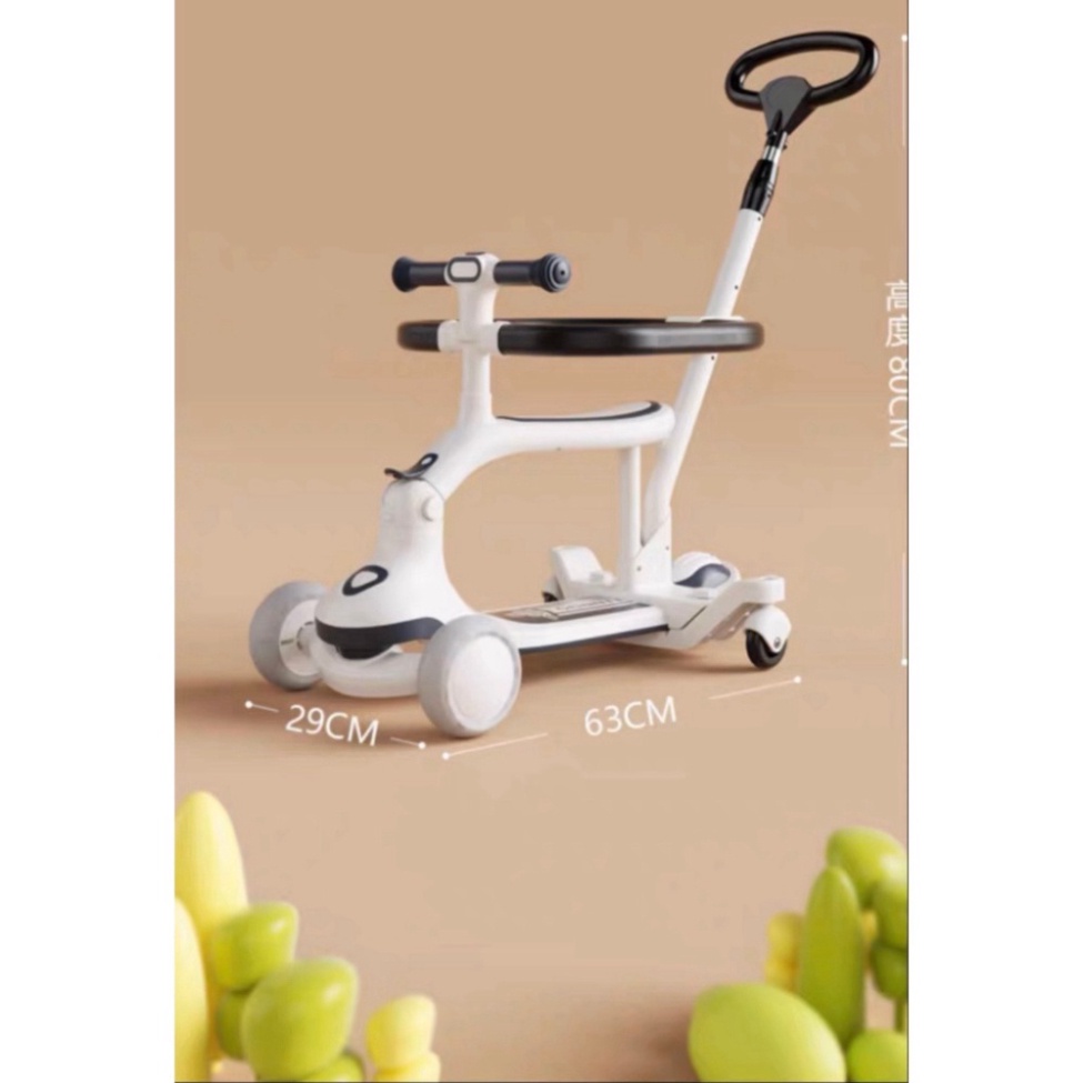 Xe trượt scooter COCOBEE 3 in 1 3 bánh phát sáng có đèn có nhạc cho bé