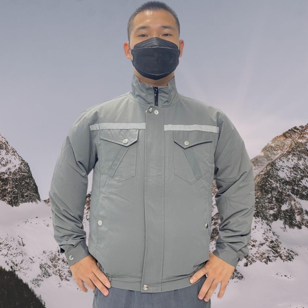 Áo điều hòa Nhật Bản - Áo chống nắng có gắn quạt làm mát pin 32000 quạt 12v dùng 10h-14h