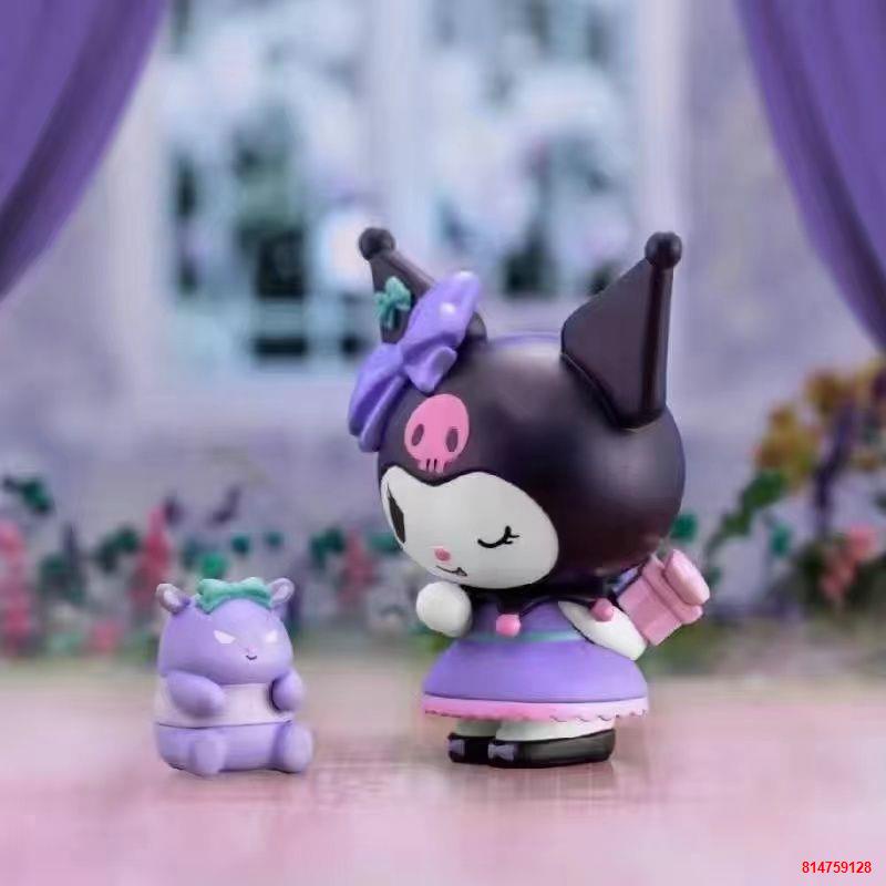 Trong kho✠Sanrio Blind Box Kulomi Tiệc sinh nhật Series Tay văn phòng Aberdeen Máy tính để bàn Trang trí