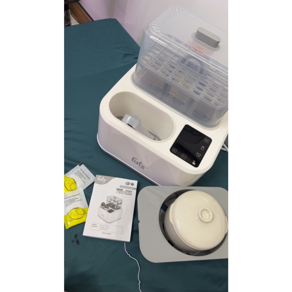 Máy tiệt trùng sấy khô hâm sữa Fatz Baby Captain 2 tích hợp nấu cháo thông minh FB4315SL
