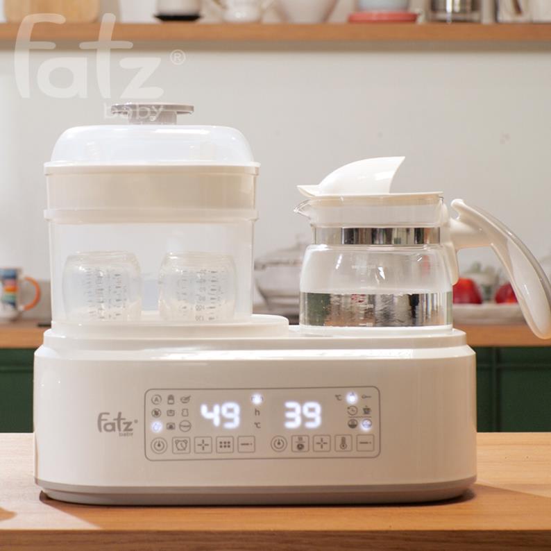 Máy đa năng điện tử Fatz Baby Multimax 2 Plus Tiệt trùng Sấy Khô Hâm sữa Nấu cháo chậm Đun nước FB9025SL