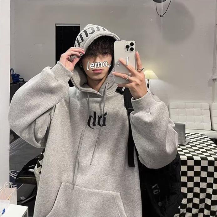 Áo Hoodie,Áo Nỉ Hoạ Tiết Mũ Chữ Thái Unisex Nam Nữ