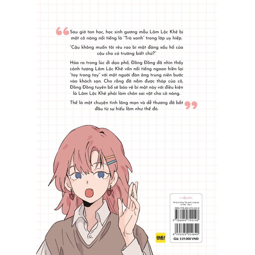 Sách - Tôi Bị Cô Nàng “Trà Xanh” Cùng Lớp Uy Hiếp  - Truyện Tranh - AZVietNam