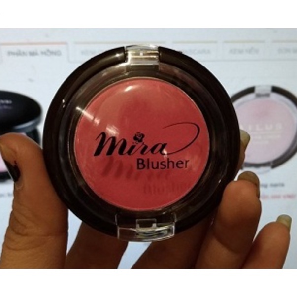 Phấn Má Mira Blusher Kiềm Dầu, Mịn, Chống Nước, Lâu Trôi, trang điểm chăm sóc da mặt đẹp, sắc đẹp (Đủ Số) 4G Hàn Quốc