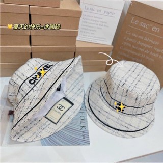 Mũ rộng vành, nón Bucket vành tròn Channel vải Kaki thời trang