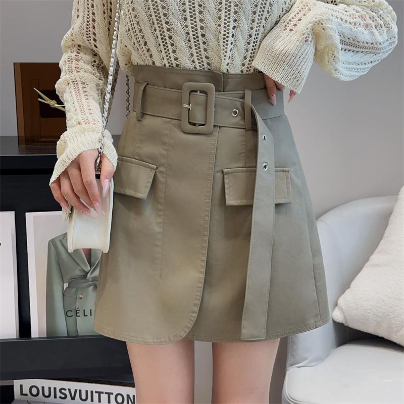 Chân Váy Da pu Dáng Ôm Lưng Cao Thời Trang Công Nghiệp Nặng 2023