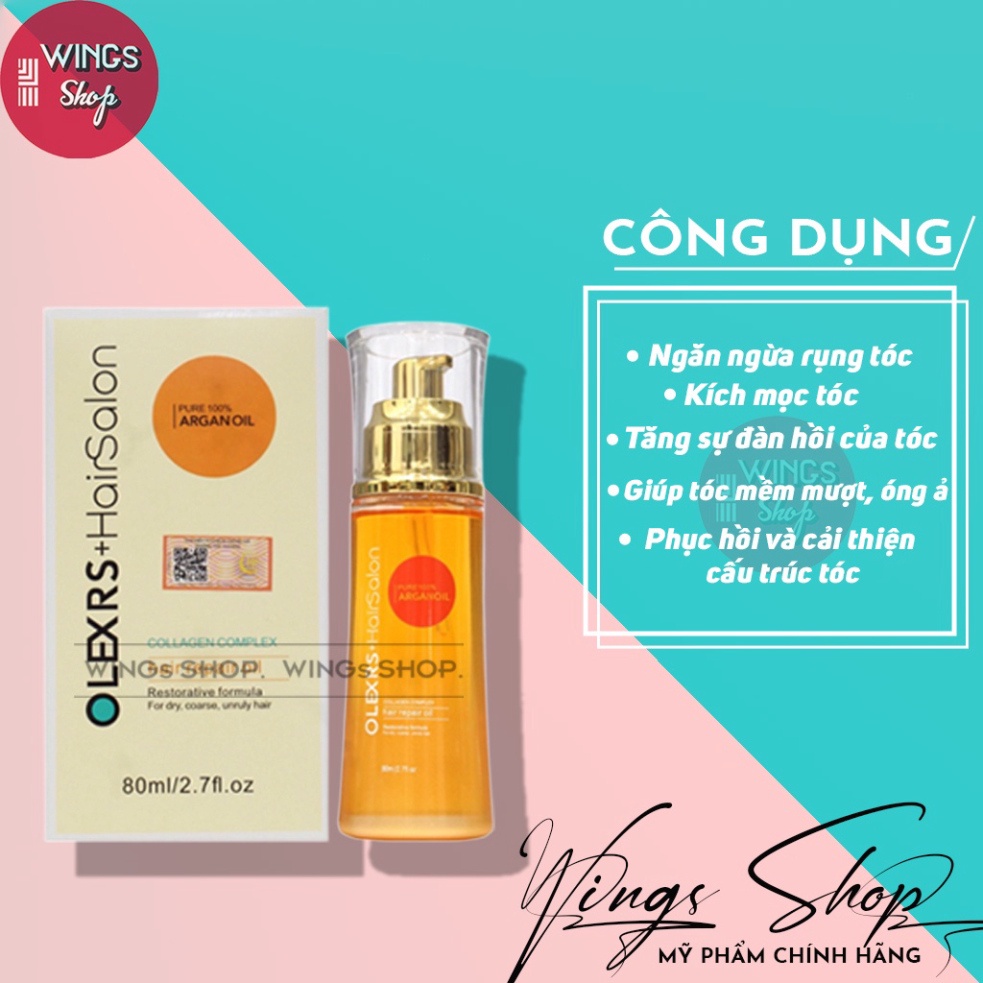 Cặp Dầu Gội Xả Olexrs Hair Salon 500ml-960ml Cho Tóc Khô Xơ Hư Tổn Tóc Gàu Ngăn Rụng Tóc | Wings Shop