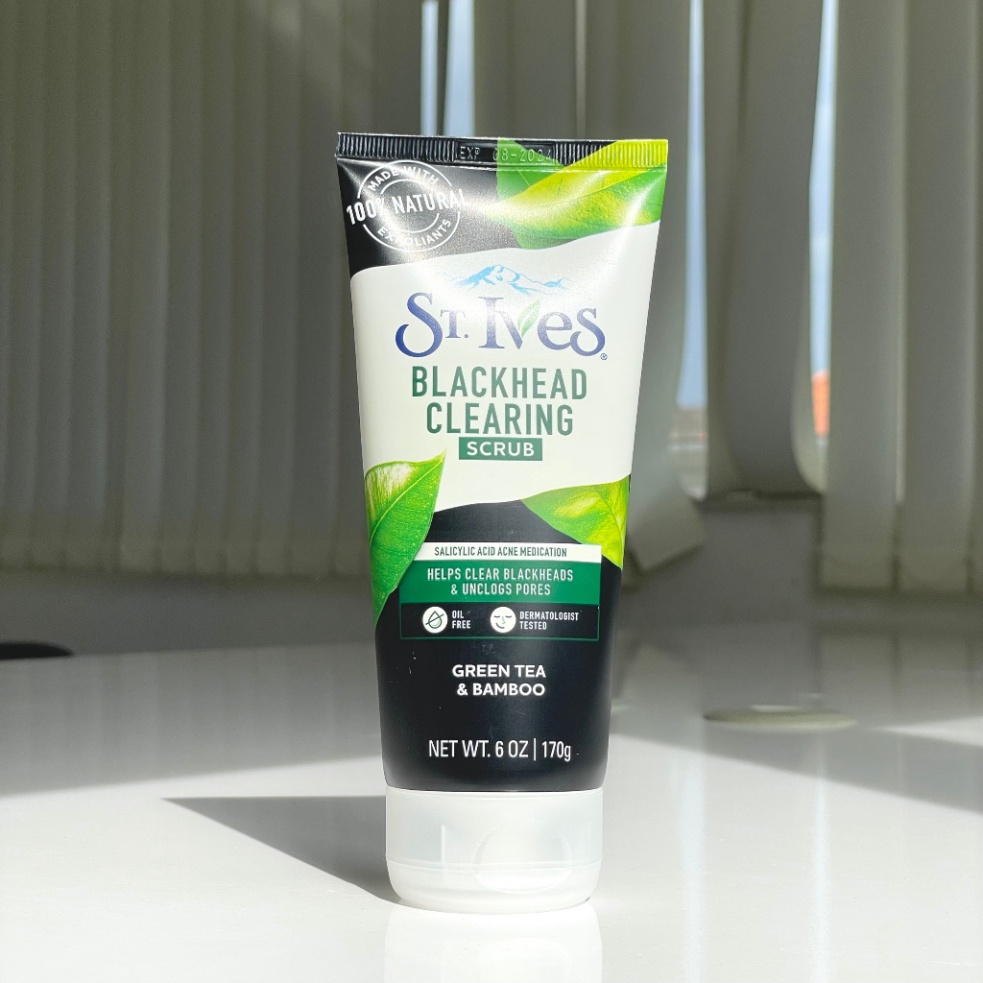 Sữa rửa mặt tẩy tế bào chết St.Ives chính hãng 170g Trà xanh &Than Tre, Cafe và dừa,...