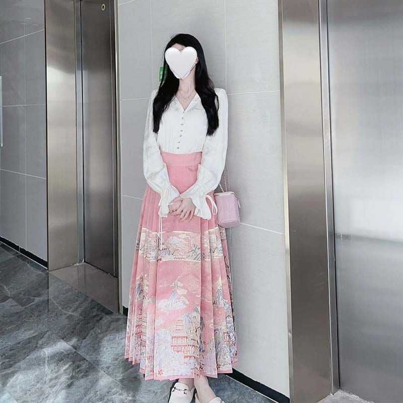 Mới Đầm Hán Phục Cách Tân Phong Cách Trung Hoa Thời Trang Mùa Thu 2023 9.5