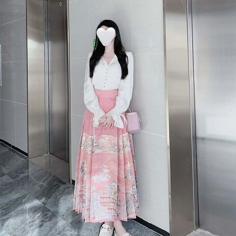 Mới Đầm Hán Phục Cách Tân Phong Cách Trung Hoa Thời Trang Mùa Thu 2023 9.5