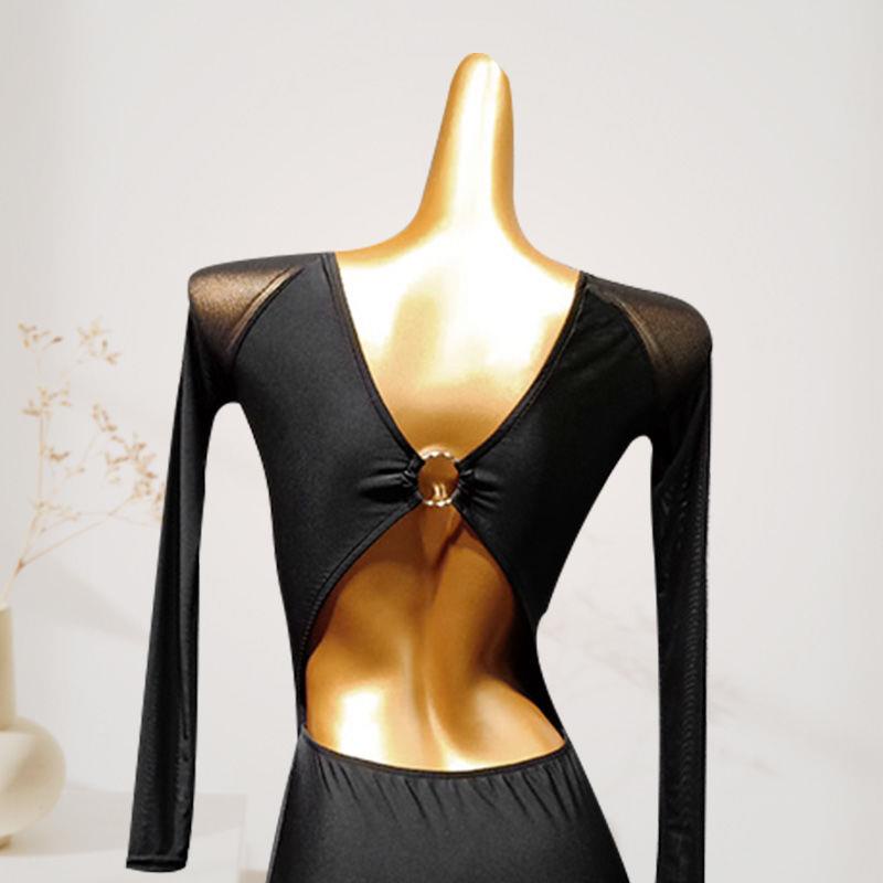 Bộ Trang Phục Khiêu Vũ latin Tay Dài Kiểu Mới w247