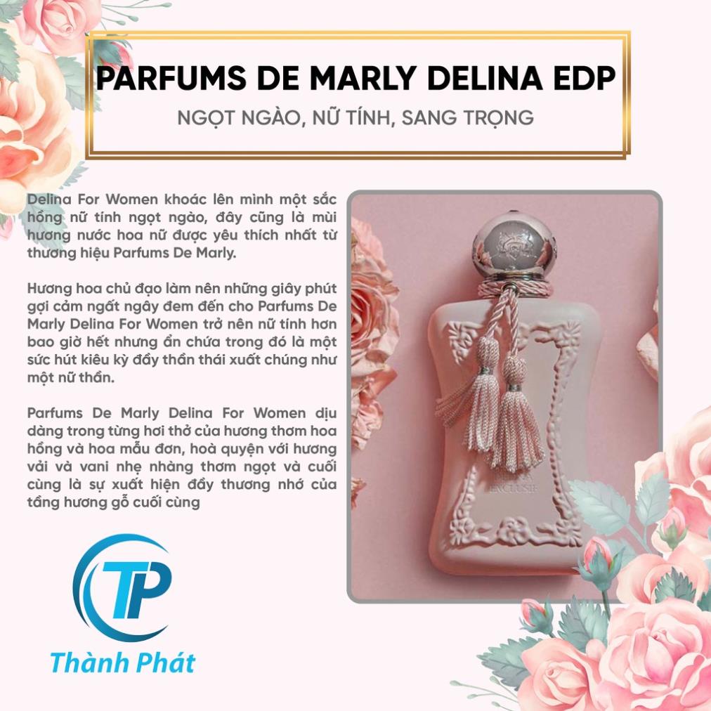 Nước Hoa Nữ Tính Cao Cấp Sang Trọng Parfums De Marly Delina Edp Ngọt Ngào Quyến Rũ | BigBuy360 - bigbuy360.vn