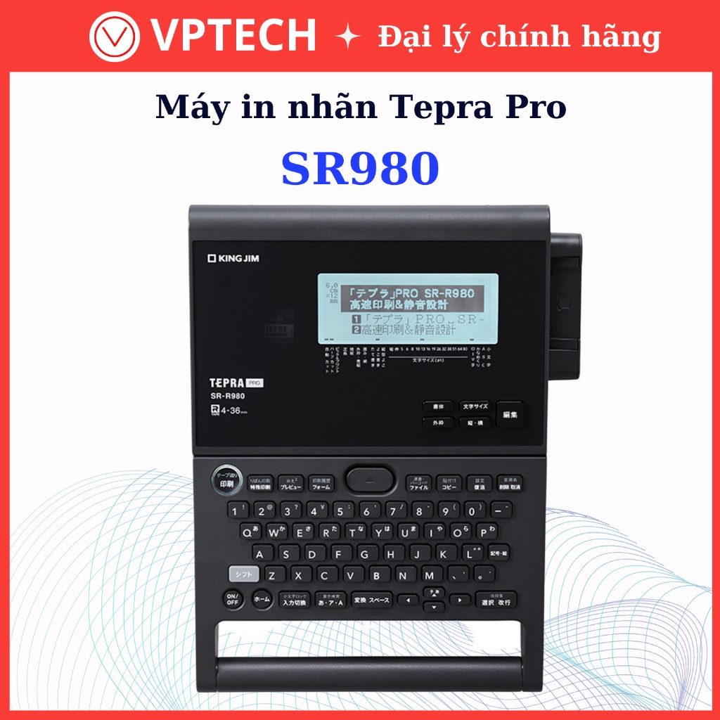 Máy in nhãn Tepra Pro SR980 - Hàng chính hãng Tepra