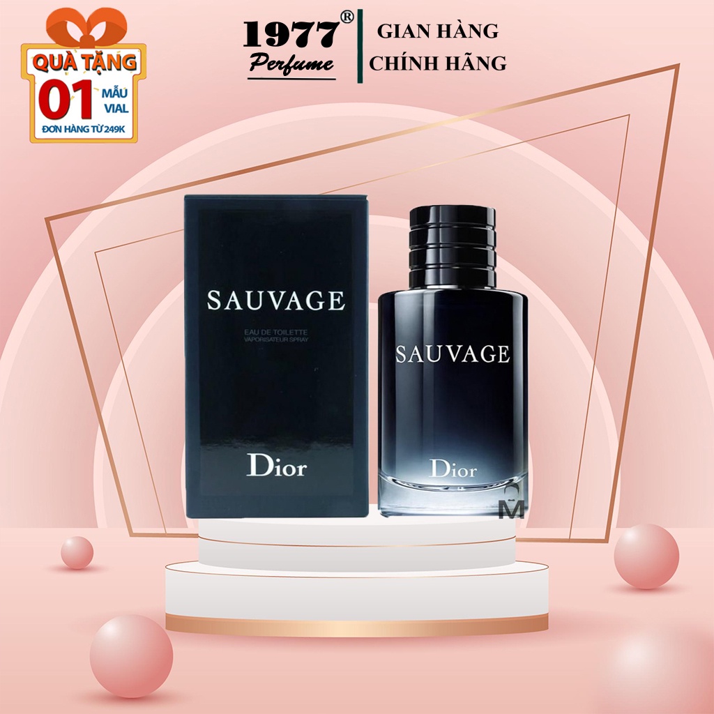 Nước hoa nam cao cấp chính hãng Di.or SAU.VAGE EDT, dầu thơm lâu nam tính mạnh mẽ cuốn hút mẫu thử 100ml N23