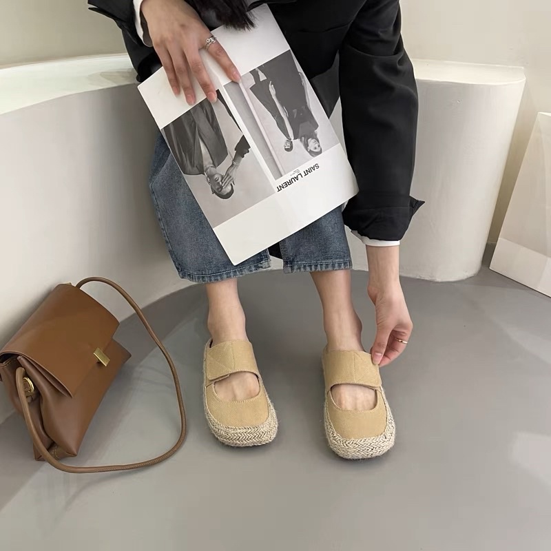 𝐒𝐨𝐝𝐚𝐤𝐞𝐢𝐭𝐡 ✿ Dép sục cói phối quai bảng ngang