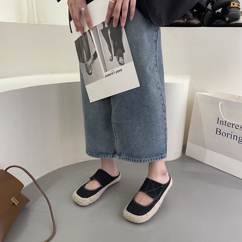 𝐒𝐨𝐝𝐚𝐤𝐞𝐢𝐭𝐡 ✿ Dép sục cói phối quai bảng ngang