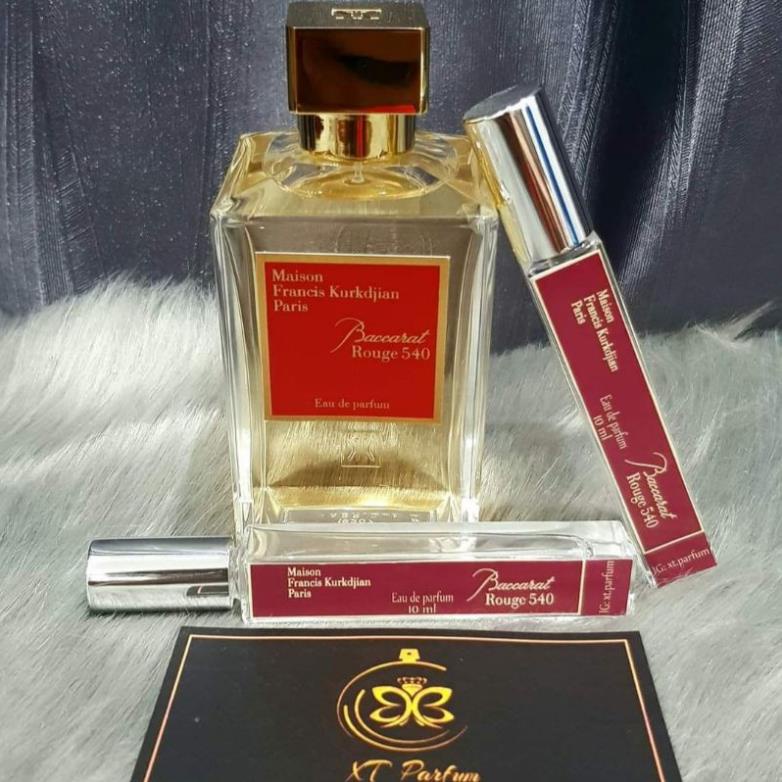 Nước hoa nữ MFK Baccarat Rouge 540 Extrait de Parfum - Biểu tượng của sự Giàu sang, Phú quý 10ml
