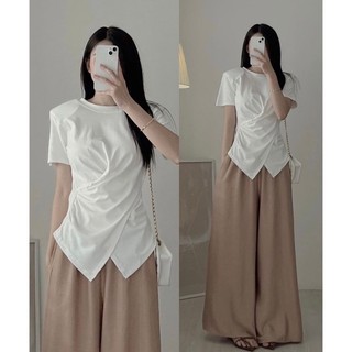 Áo thun Nhún Eo Vạt Xéo - 199