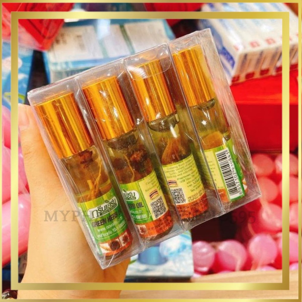 Dầu Thảo Dược Nhân Sâm Thái Lan Ginseng Green Herb Oil 8ml🍄 | BigBuy360 - bigbuy360.vn