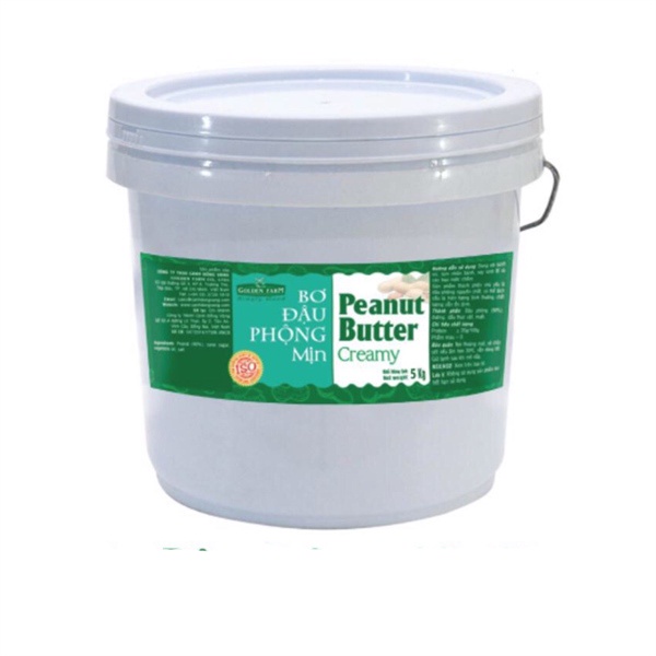 Bơ đậu phộng GoldenFarm ( Loại Mịn ) 5kg - TPH075