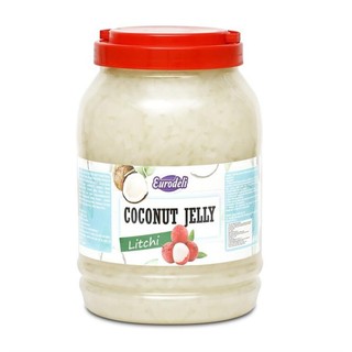 Thạch dừa Đài Loan vải (Coconut Jelly Lichi) EURODELI 4 kg  - TTT026