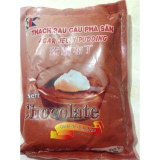  Thạch rau câu pha sẵn Pudding hương Chocolate 560g (Hộp) - TTT079