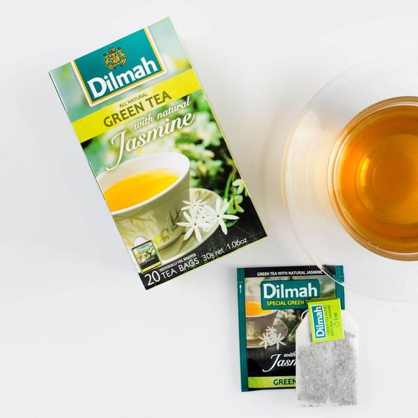Trà Dilmah Hương Nhài - Jasmine Green Tea 20 túi x 1.5 gram (Hộp) -  TDM019 