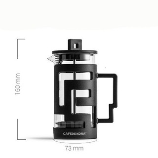  Bình pha French Press màu đen 350ml (Cái) - DBR118 