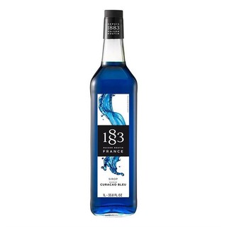  Syrup Blue Curacao 1883 1L (Chai) - SLR005 