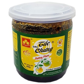 Tắc chưng đường phèn hộp 450gr (có vỏ tắc)