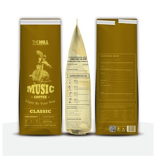  Cà Phê The Hill Dòng Âm Nhạc (Music Coffee) - Classical 200g (Dạng hạt) (Túi) - CTM004