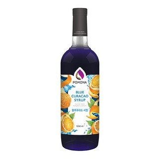 Syrup vỏ cam (xanh nước biển) POMONA (Blue Curacao Syrup) 1.000 ml - SPM015