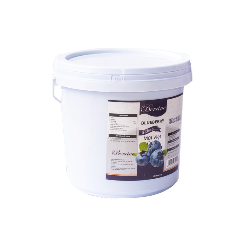 Mứt Việt Quất Berrino (Blueberry filling) 5kg - TBE002