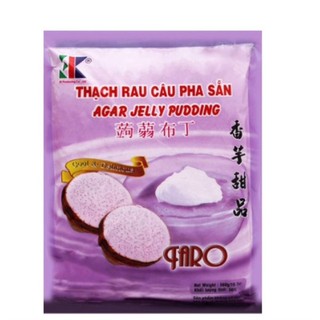 Thạch rau câu pha sẵn Pudding hương Khoai môn 560g (Gói) - TTT078
