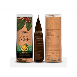 Cà Phê The Hill Dòng Trái Cây (Tropical Coffee) - Đào (Peach) 200g (Dạng hạt) (Túi) - CTF003