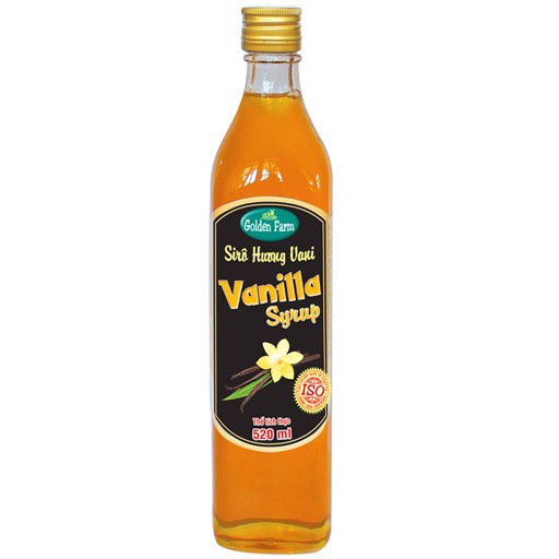 Syrup Golden Farm Vị Vani (Vanilla Syrup) 520 ml - SGF013