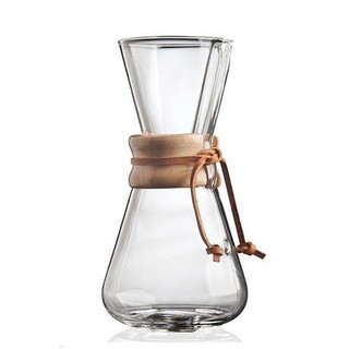 Bình pha Chemex 3 cup tay cầm bằng gỗ (Cái) - DBR115