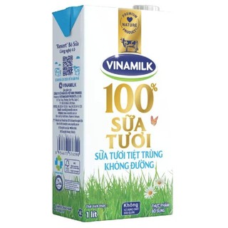 Sữa tươi tiệt trùng không đường 100% Vinamilk 1.000 ml - STT011