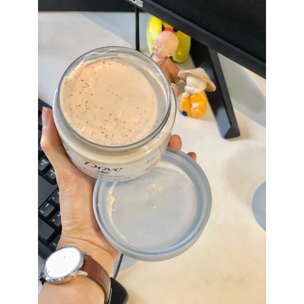 Tẩy Tế Bào Chết Dove Macca Bản Mỹ 298gr