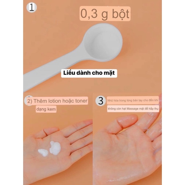 Bột Niacinamide B3 Dưỡng Trắng Đều Màu Da Kèm Dụng Cụ