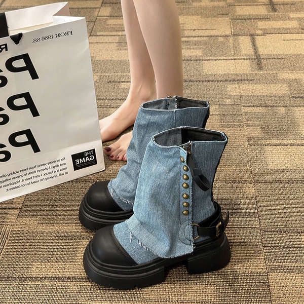 Giày Boot martin Đế Dày Thiết Kế Mới Thời Trang Dành Cho Nữ