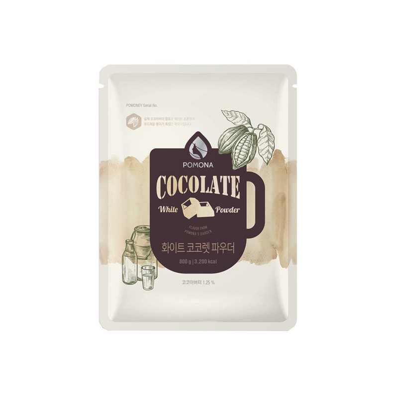 Bột chocolate trắng POMONA 800 g - BOT071