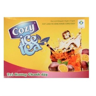 Trà hoà tan Cozy Icetea chanh dây (15g x 18 gói/hộp) - TCZ028