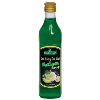 Syrup Golden Farm Dưa Lưới (Cantaloupe Syrup) 520 ml- SGF028
