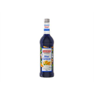 Syrup (ri rô ) vị  Vỏ Cam Xanh (Blue Curacao) ANDROS 700 ml - SAN004