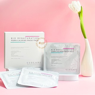 Mặt Nạ Tái Tạo Da Usolab Bio Renaturation PDRN Calming Mask Pack 30ml x 1 miếng - Herskincare