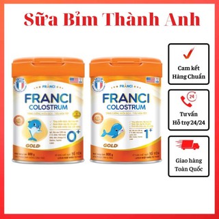 Sữa franci colostrum 0+, 1+ 850g