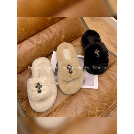 Dép Bông Đi Trong Nhà Đế Dày Thời Trang Mùa Đông Dành Cho Nữ